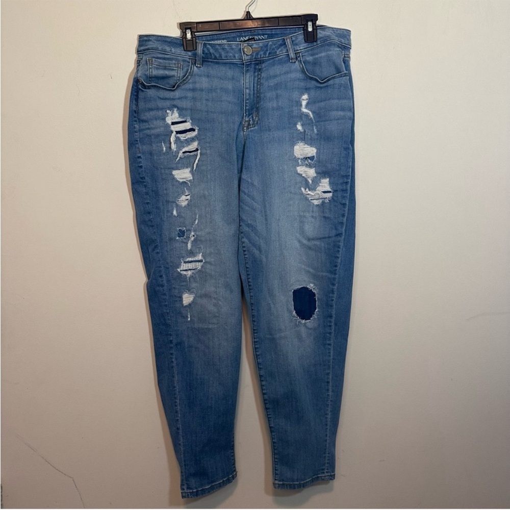 Lane Bryant ripped boyfriend jeans size 18